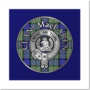 Clan MacLaren Crest & Tartan Posters and Art